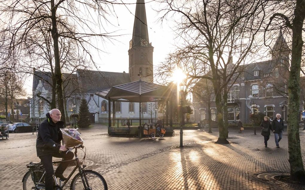 De Brink in het centrum van Baarn. beeld Ruben Schipper