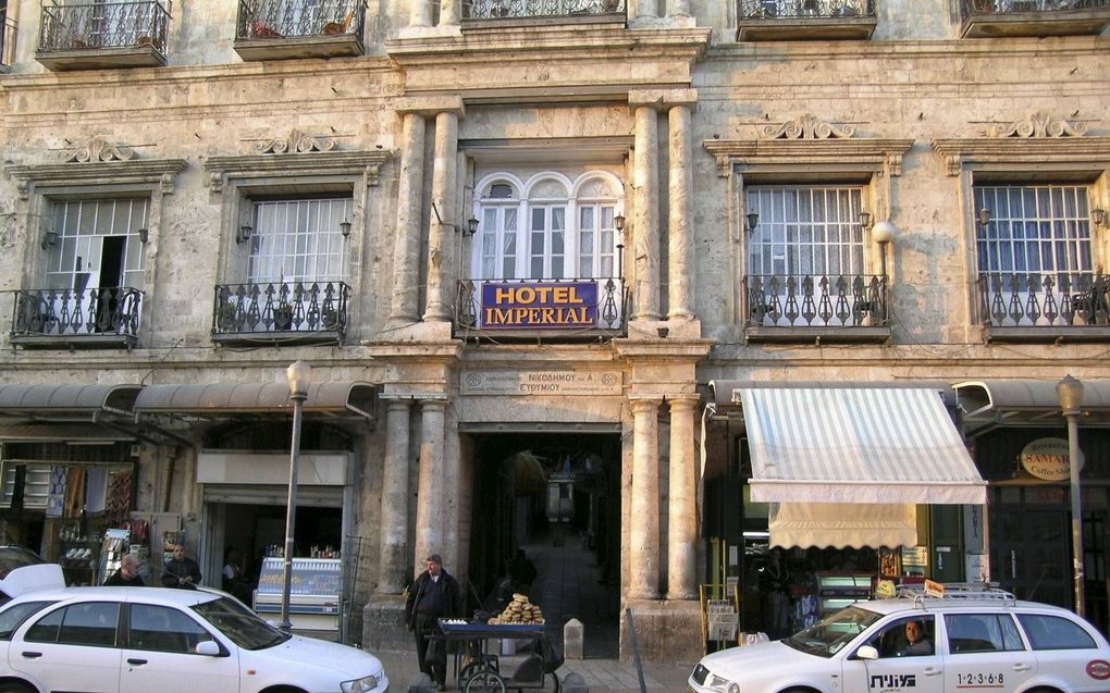 Het Imperial Hotel in de Christelijke Wijk in Jeruzalem. beeld Alfred Muller