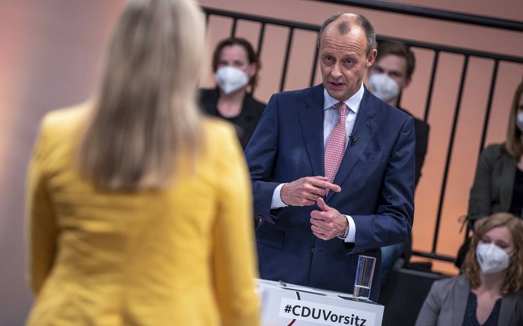 Friedrich Merz werd eerder in december gekozen als nieuwe leider van de Duitse christendemocratische partij CDU. ​Zijn visie op het traditionele gezin blijkt fundamenteel te zijn veranderd. beeld EPA, Andreas Gora