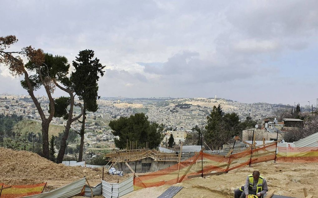 De opgravingen bij de Armon Hanatziv-promenade in Jeruzalem. beeld Yoli Schwartz, Israëlische Oudheidkundige Dienst