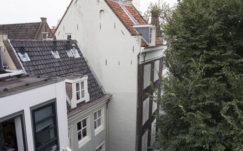 Het Achterhuis aan de Amsterdamse Prinsengracht. Anne Frank en zeven andere Joden zaten er meer dan twee jaar verborgen. beeld RD, Anton Dommerholt