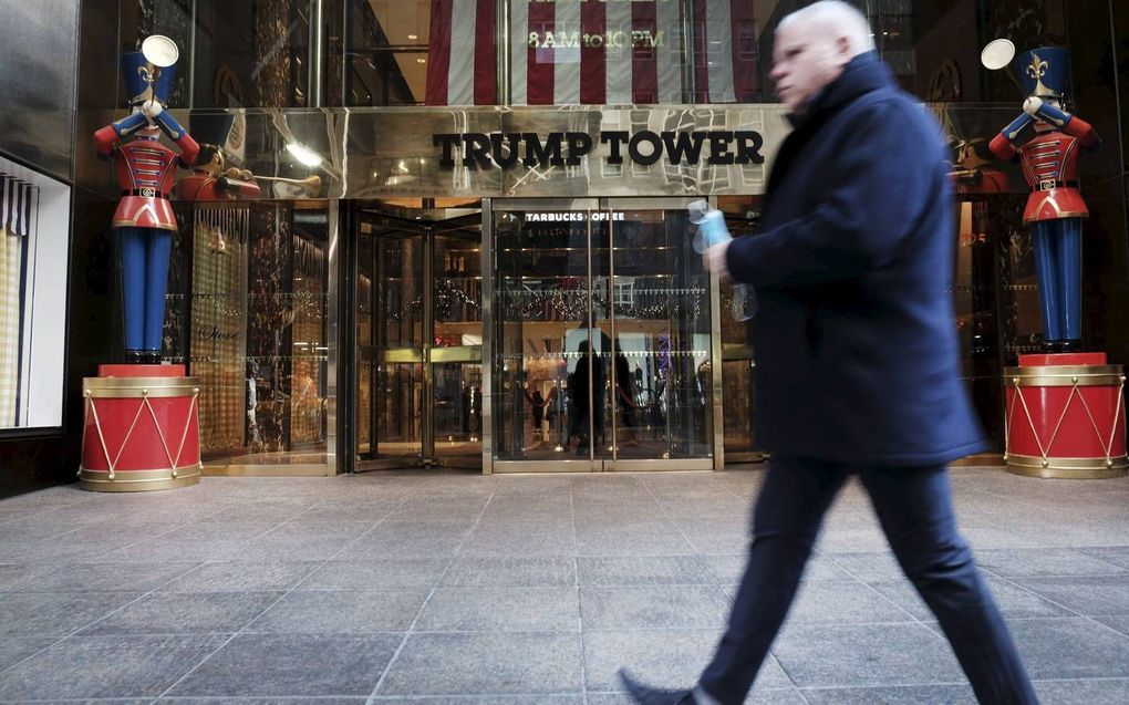 Trump Tower in New York. beeld AFP, Spencer Platt