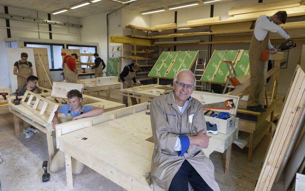 Ab van Veldhuizen verruilde het protestants-christelijk onderwijs voor het Van Lodenstein College. De breedte van de leerlingpopulatie zorgde volgens hem mede voor verandering. beeld RD, Anton Dommerholt