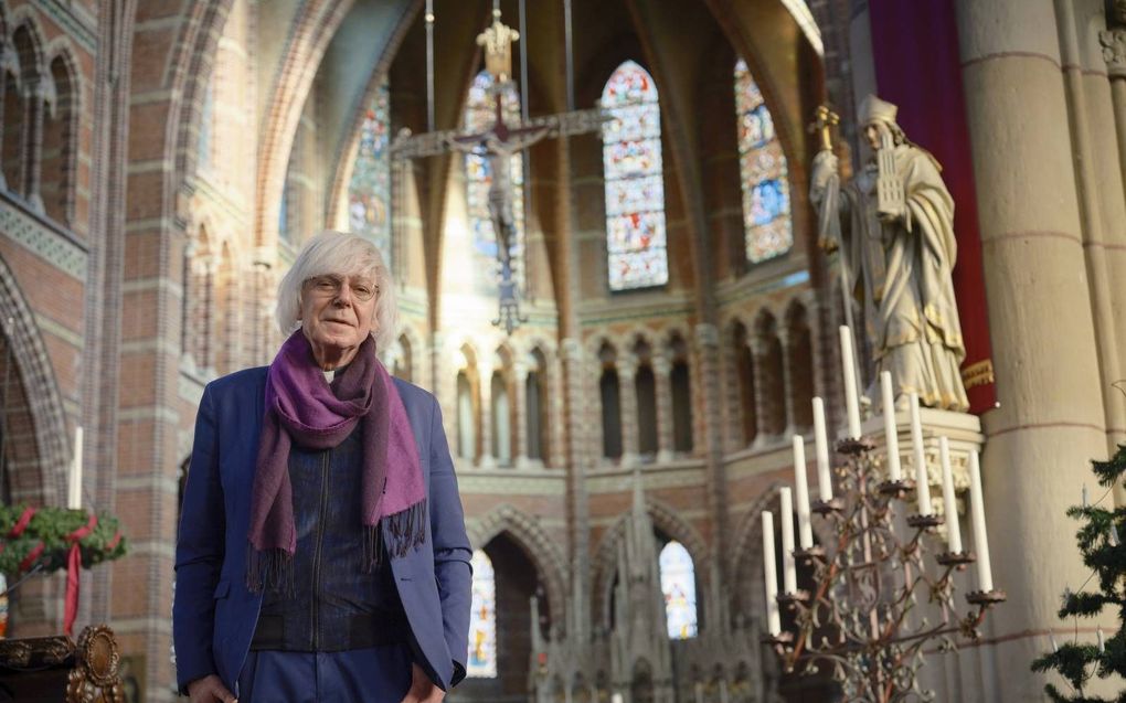 Pastoor J. Dresmé van de Hilversumse St. Vituskerk. beeld Sjaak Verboom