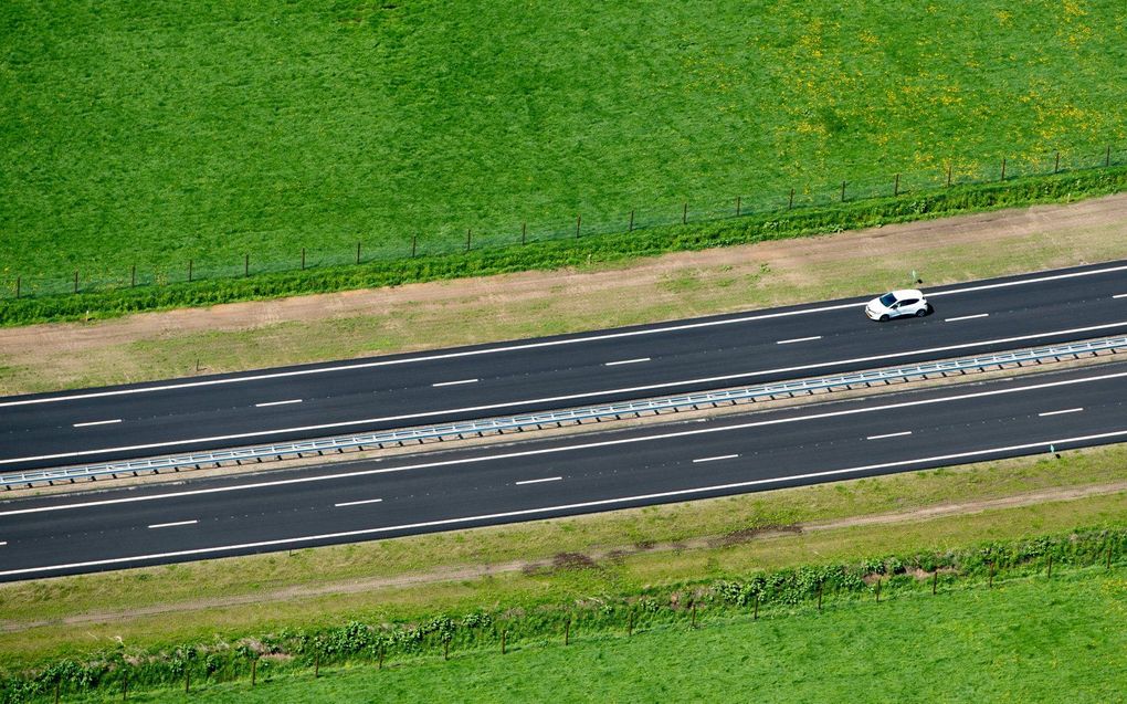 De N18 tussen Groenlo en Enschede. beeld ANP, Bram van de Biezen