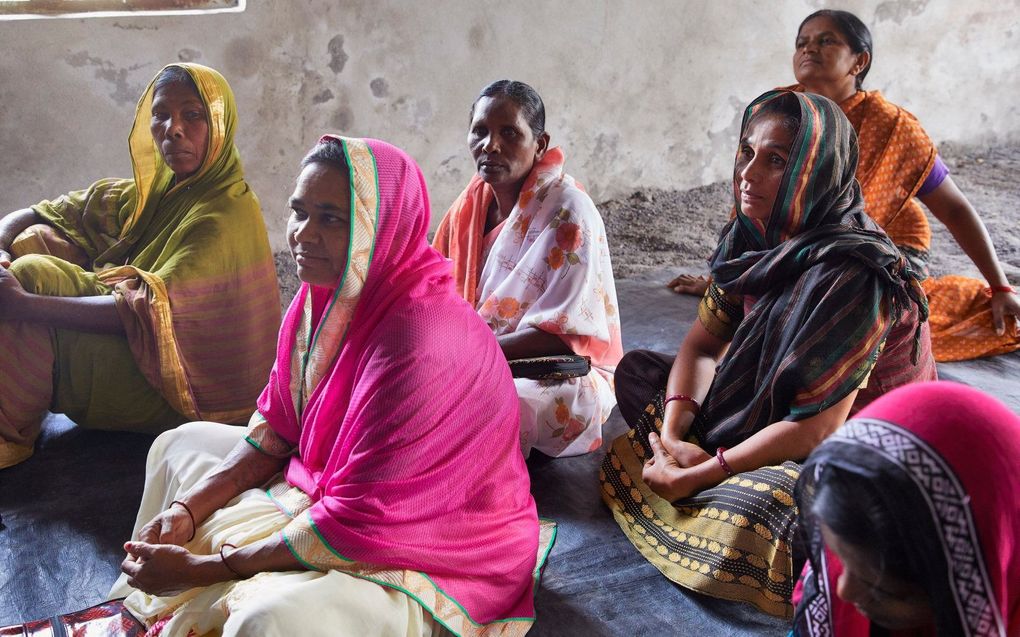 Christenen in India. beeld Jaco Klamer