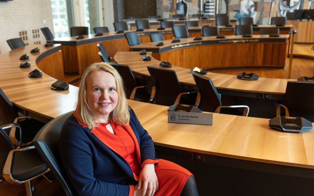 CU-raadslid Susanne van den Beukel in Hengelo. beeld RD, Anton Dommerholt