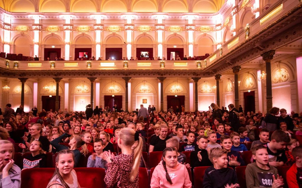 Kinderen in het Concertgebouw in 2020, vlak voor de coronacrisis. beeld Ronald Knapp