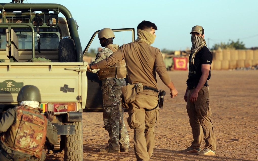 Franse militairen tijdens een training in Mali. beeld AFP, Thomas Coex