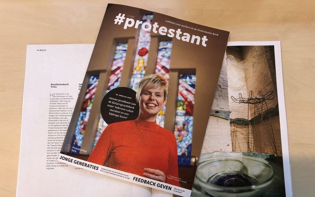 Het nieuwe blad #protestant van de Protestantse Kerk in Nederland. beeld RD