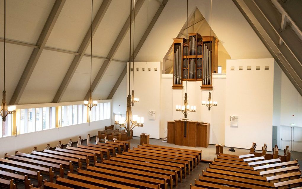 Interieur van de Zuiderhavenkerk in Barendrecht. beeld RD, Anton Dommerholt