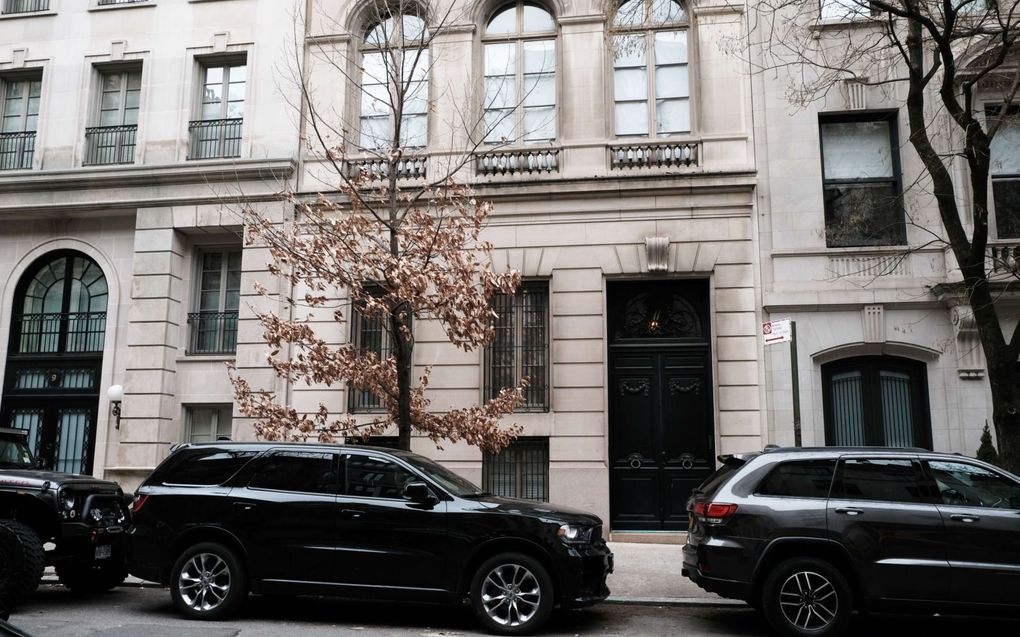 Een huis van Oleg Deripaska in Manhattan. De Russische oligarch schreef op Telegram dat vrede erg belangrijk is. „De onderhandelingen moeten zo snel mogelijk beginnen.” beeld AFP