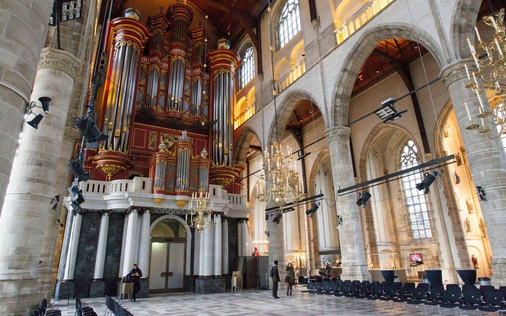 Interieur van de Rotterdamse Laurenskerk. beeld RD, Anton Dommerholt