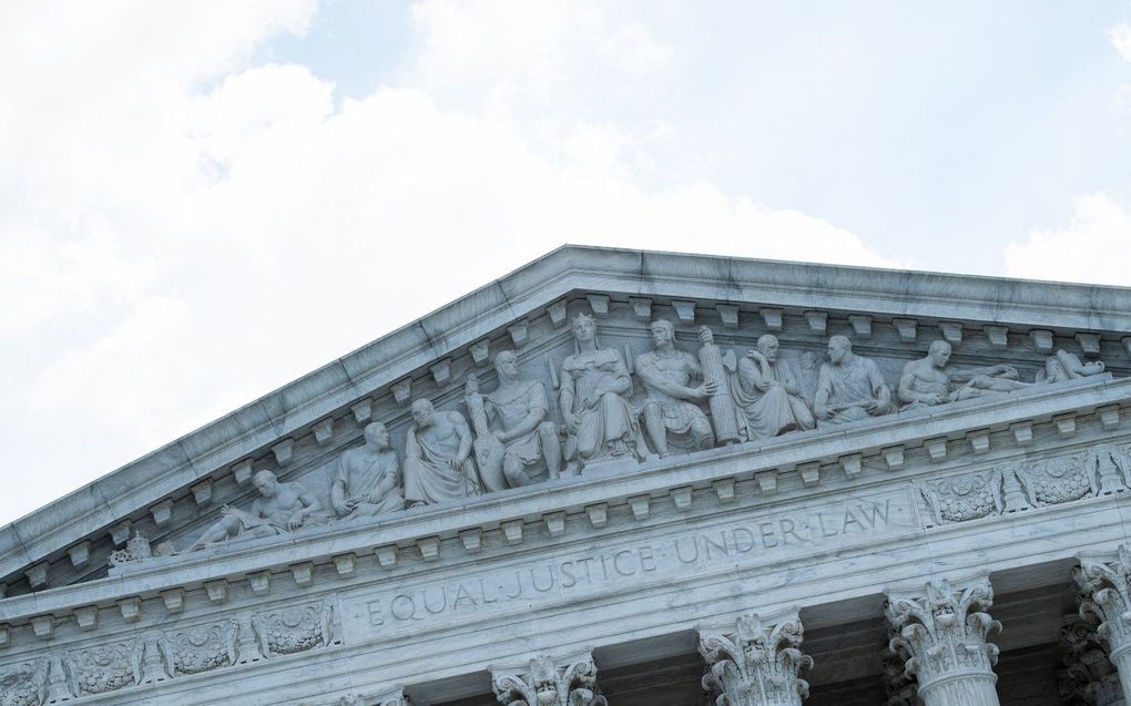 Het hooggerechtshof in Washington. beeld AFP, NICHOLAS KAMM