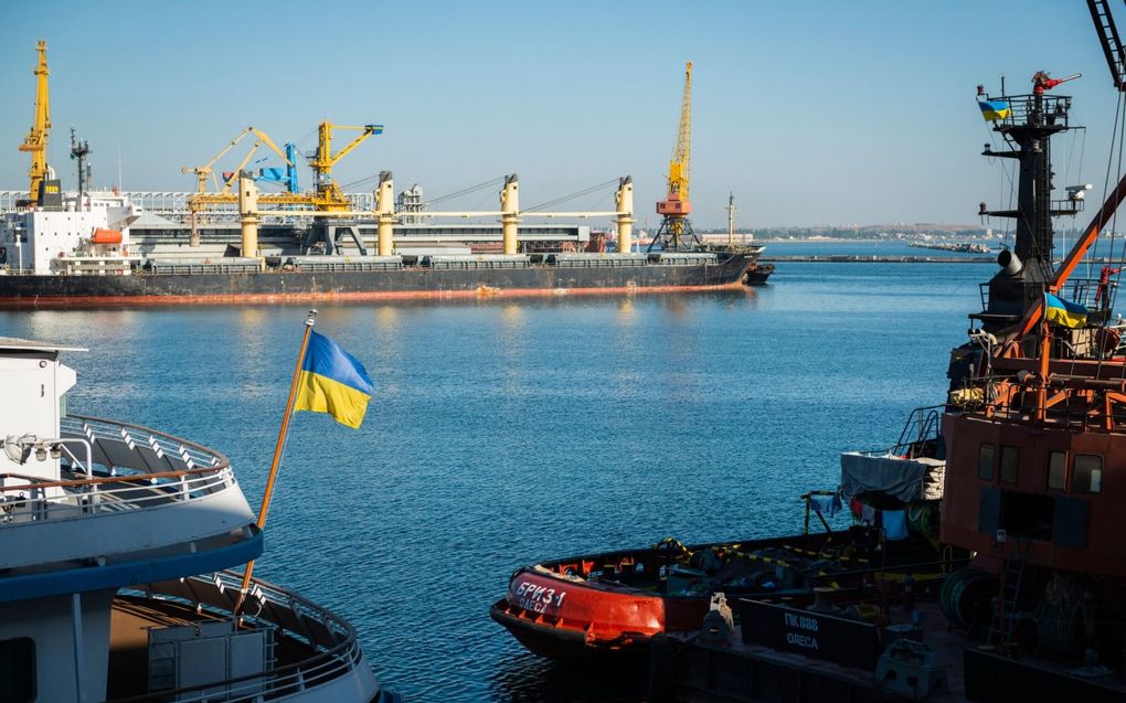 „Geen groot containerschip heeft Odessa aangedaan.” beeld iStock