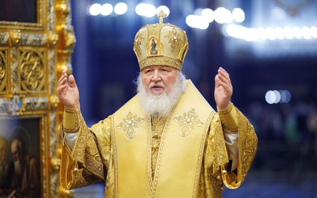 De Russisch-Orthodoxe patriarch Kirill. beeld AFP, Igor Palkin