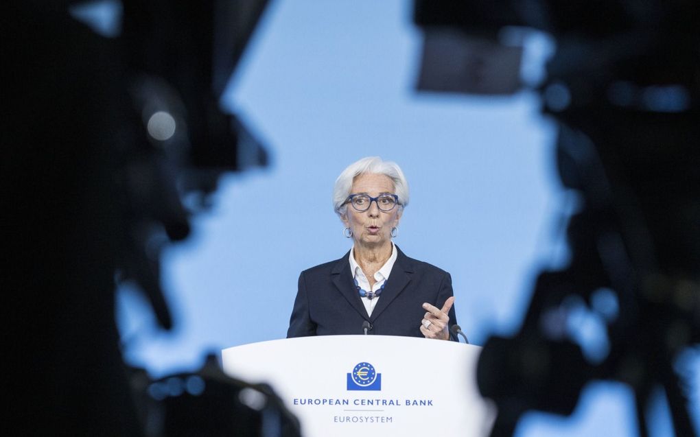 ECB-president Christine Lagarde. beeld EPA, Thomas Lohnes