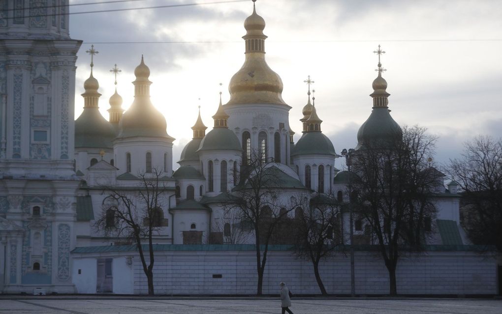 "Kiev, bakermat van de Russische taal en cultuur, wieg van de kerstening van Rusland, is omsingeld." beeld EPA, Zurab Kurtsikidze