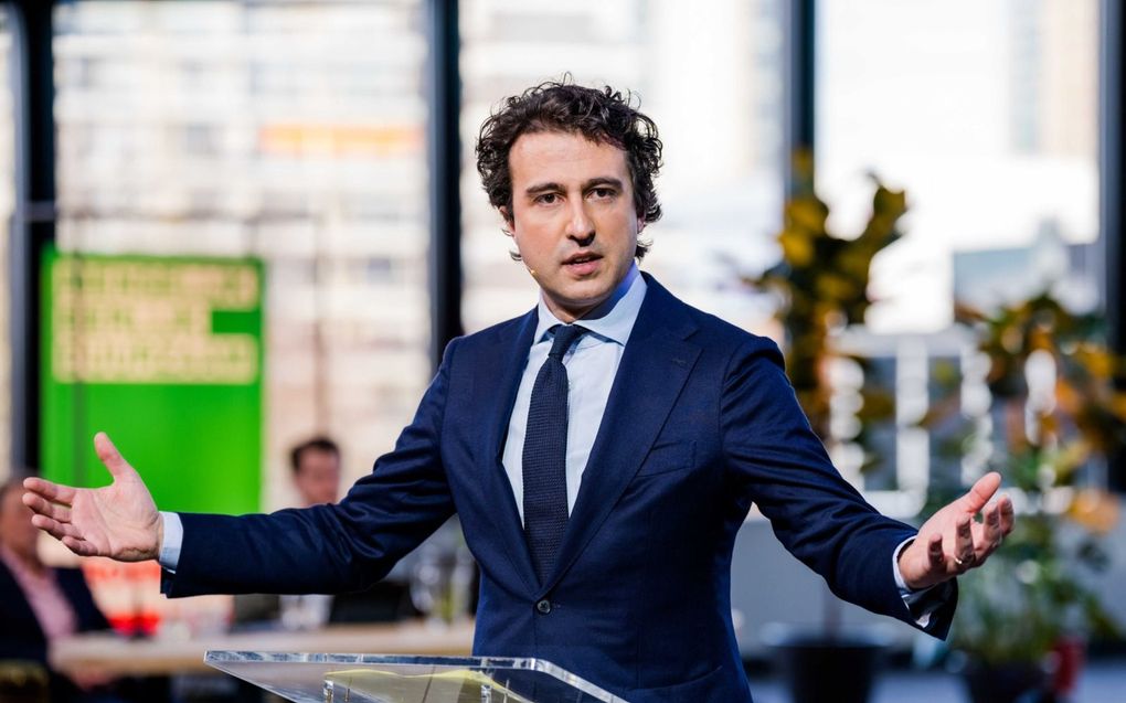 GroenLinks-leider Jesse Klaver. beeld ANP, Marco de Swart