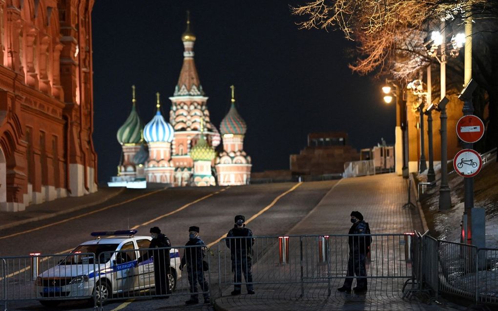 Het Rode Plein in Moskou, met als blikvanger de Basiliuskathedraal. beeld AFP, Kirill Kudryavtsev