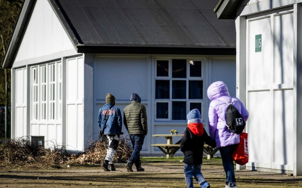 Noodopvang in Harskamp. beeld ANP, Sem van der Wal