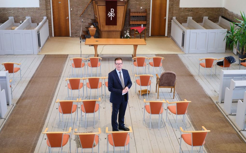 Ds. F. Pierik dient de Kapelgemeente sinds 2019. beeld Sjaak Verboom