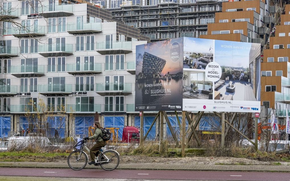 Woningen in aanbouw. beeld ANP, LEX VAN LIESHOUT