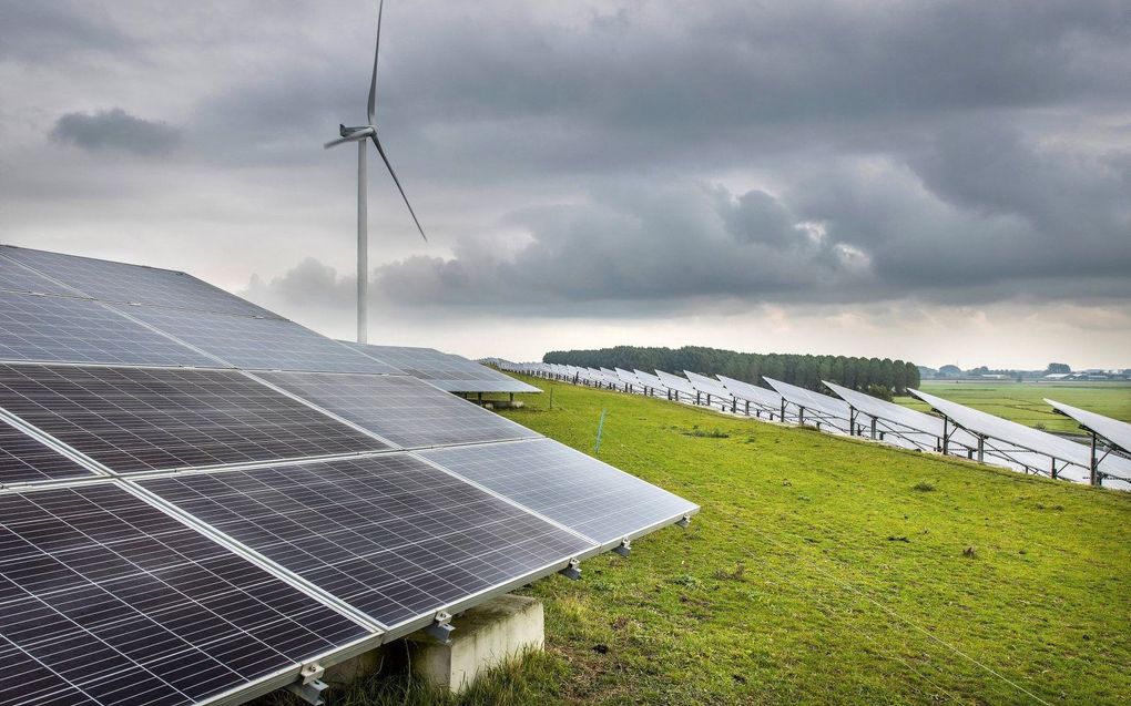 Zonnepanelen wekken groene stroom op. beeld RD, Henk Visscher