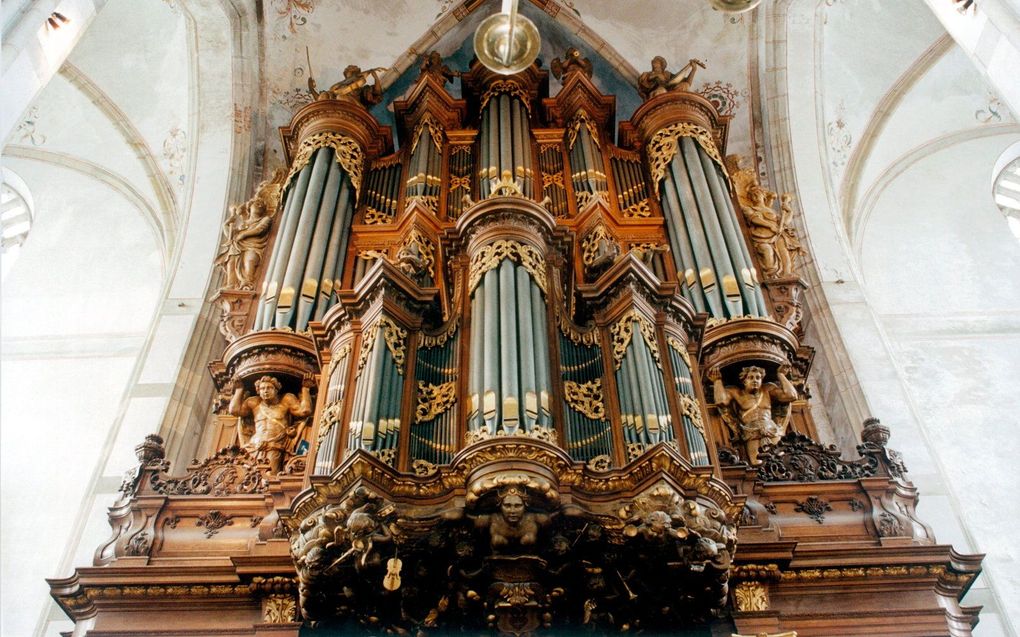 Het Schnitgerorgel in Zwolle. beeld Sjaak Verboom