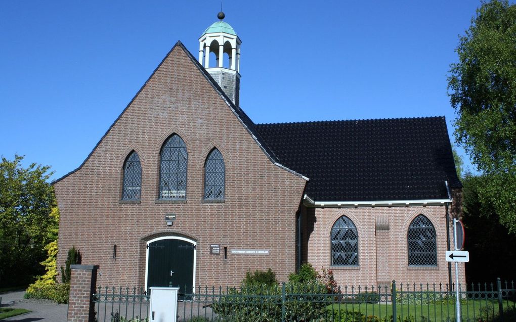 Kerkgebouw van de gereformeerde gemeente in Nederland te Arnemuiden. beeld GgiN Arnemuiden