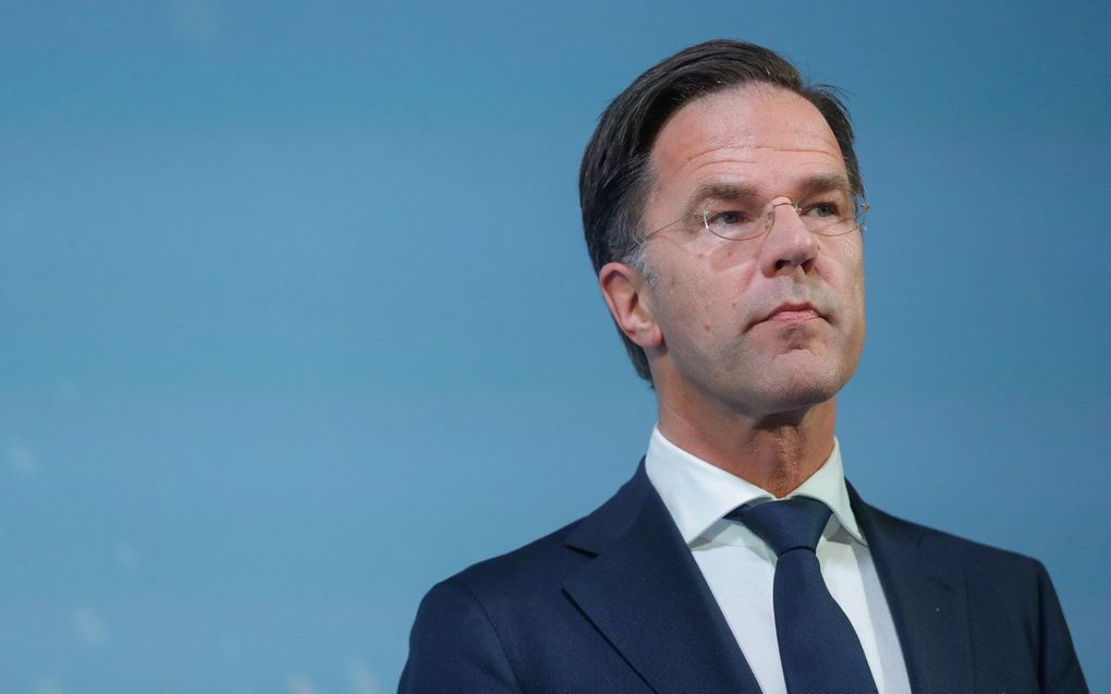 Premier Rutte. beeld EPA, Stephanie Lecocq