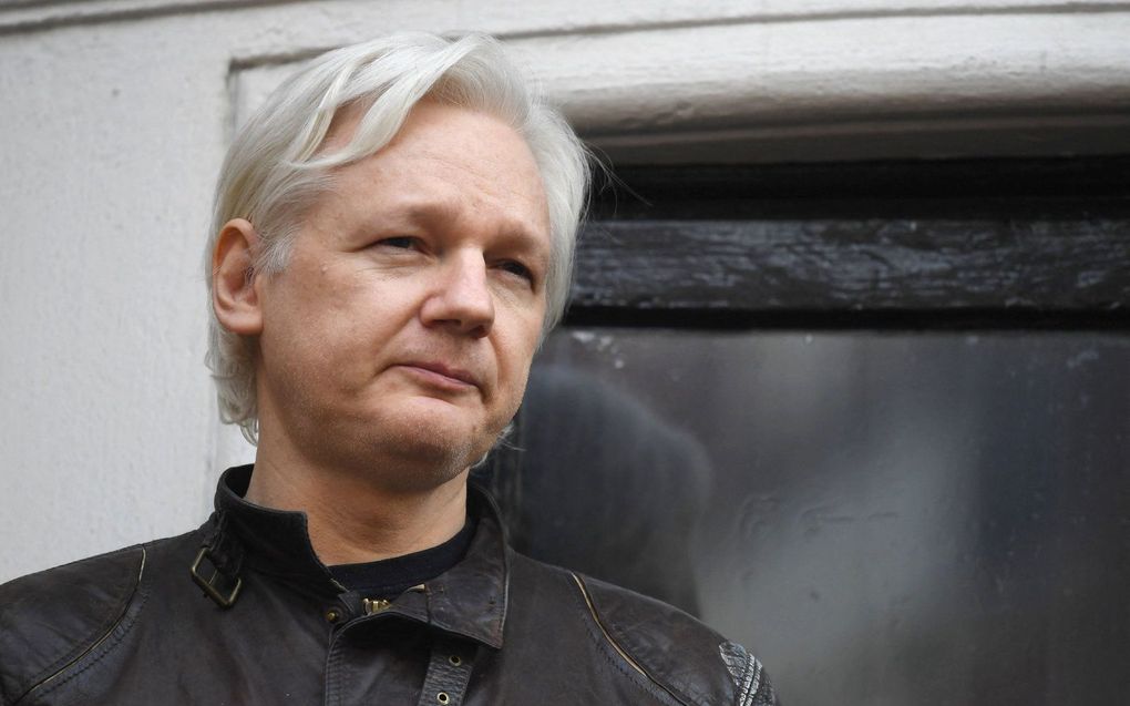 WikiLeaks-oprichter Julian Assange in 2017. beeld AFP, Justin Tallis