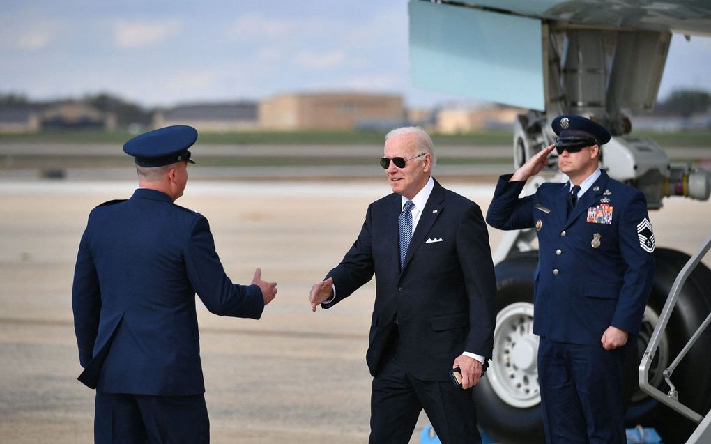 De Amerikaanse president Joe Biden. beeld AFP, Mandel Ngan