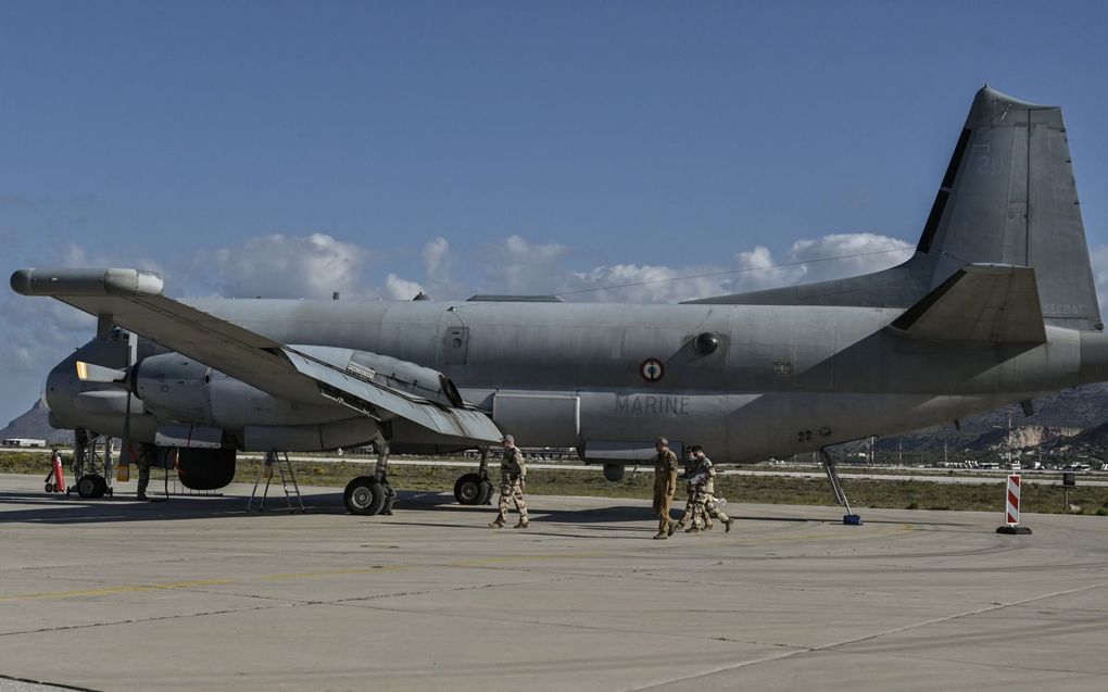 „Zullen de Russen niet op enig moment zeggen dat de NAVO, door zich zo uitgesproken op te stellen aan de kant van Oekraïne, feitelijk de oorlog heeft verklaard aan Rusland?” Foto: NAVO-vliegbasis op Kreta. beeld AFP, Louisa Gouliamaki