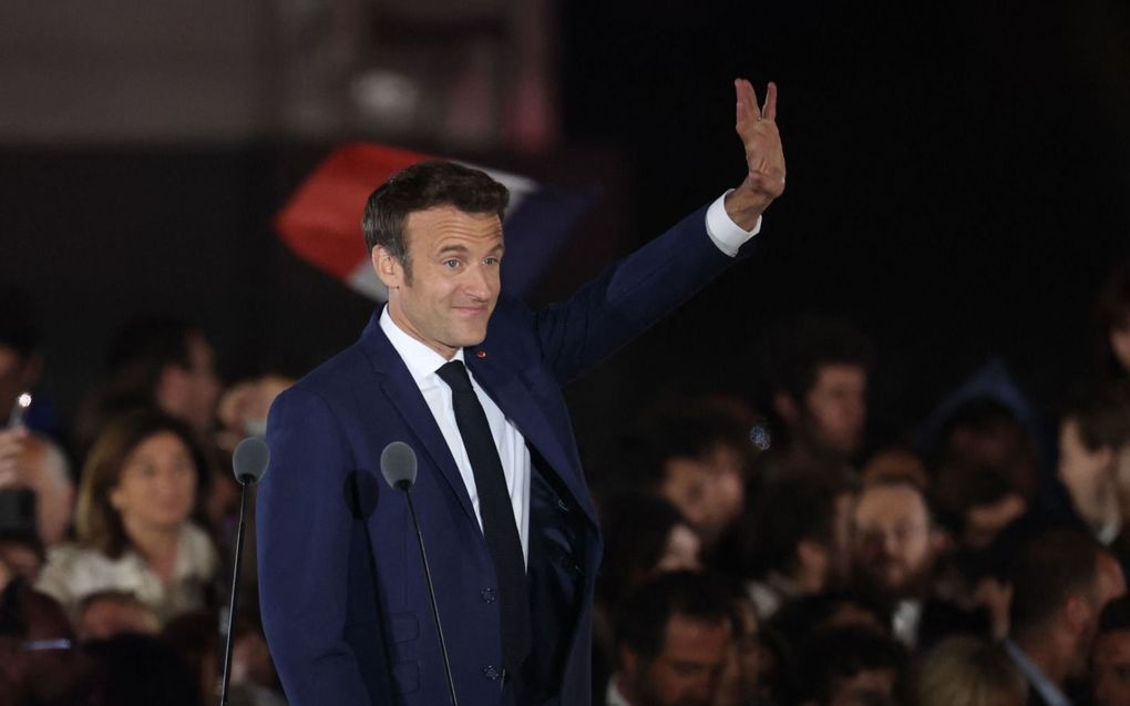 President Emmanuel Macron. beeld AFP, Thomas Coex