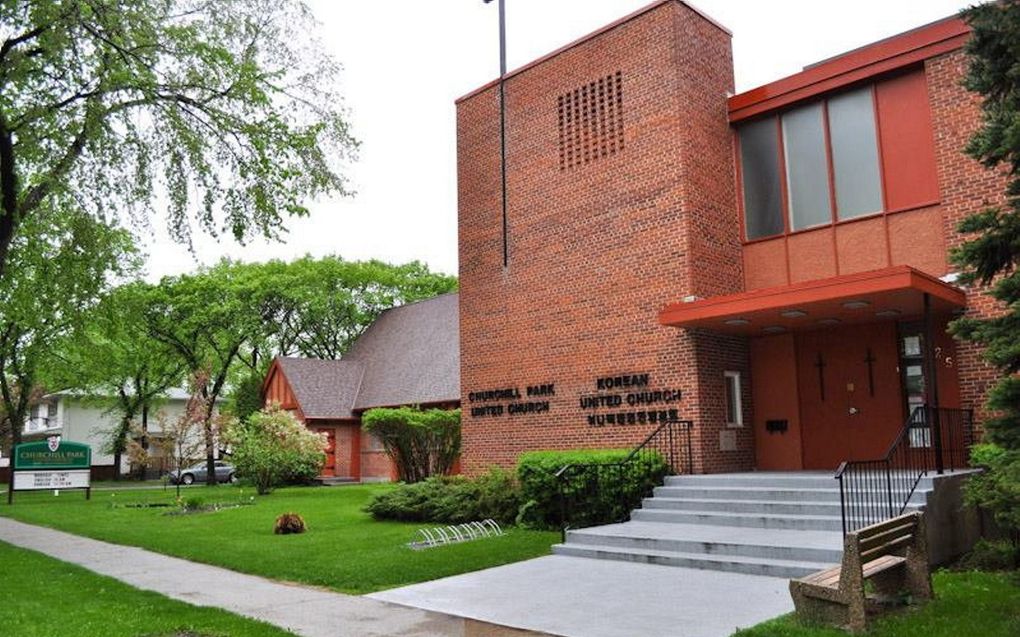 De Churchill Park United Church in Winnipeg, Canada. beeld Facebook