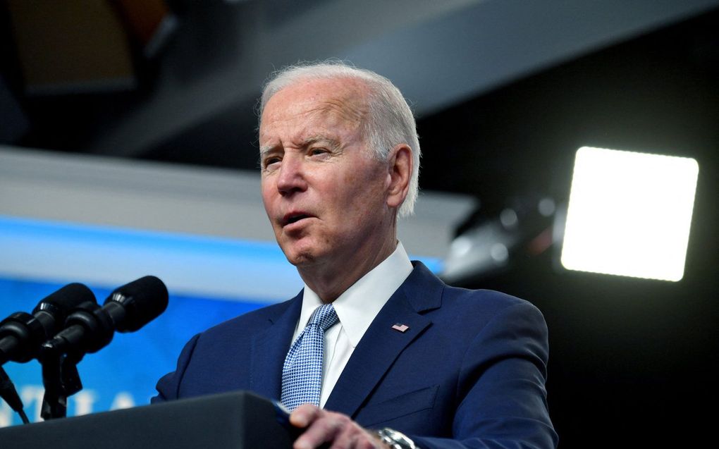 Biden. beeld AFP, Nicholas Kamm