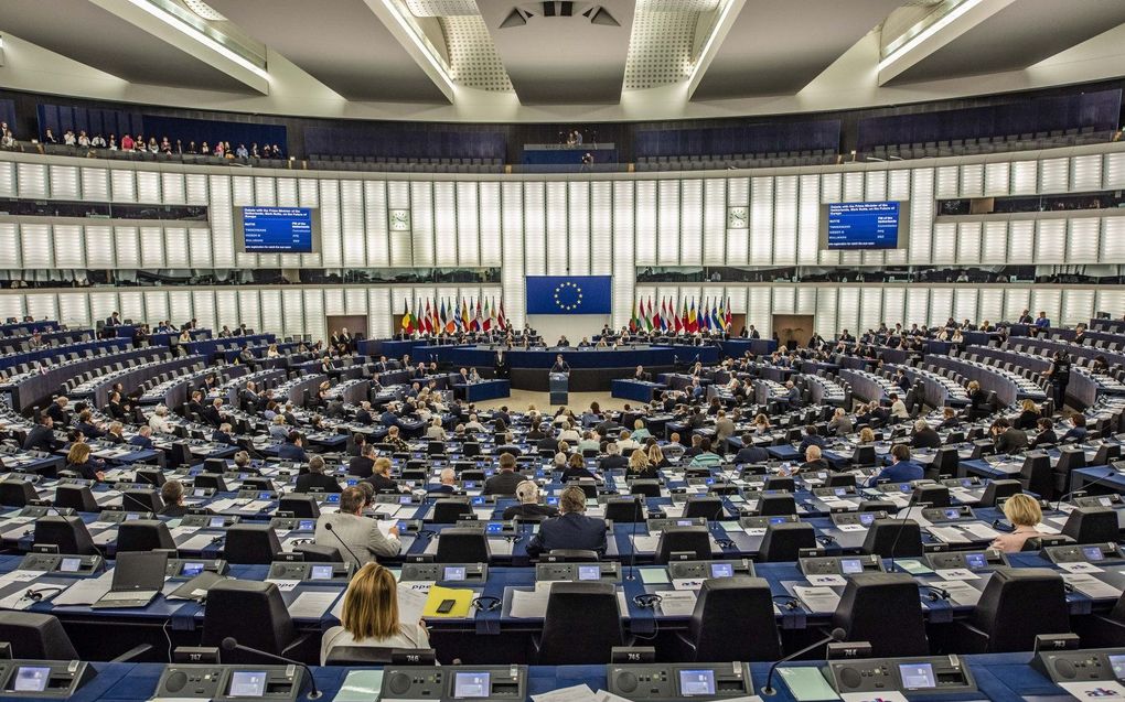 Europees Parlement bijeen in Straatsburg, beeld ANP, Jonas Roosens