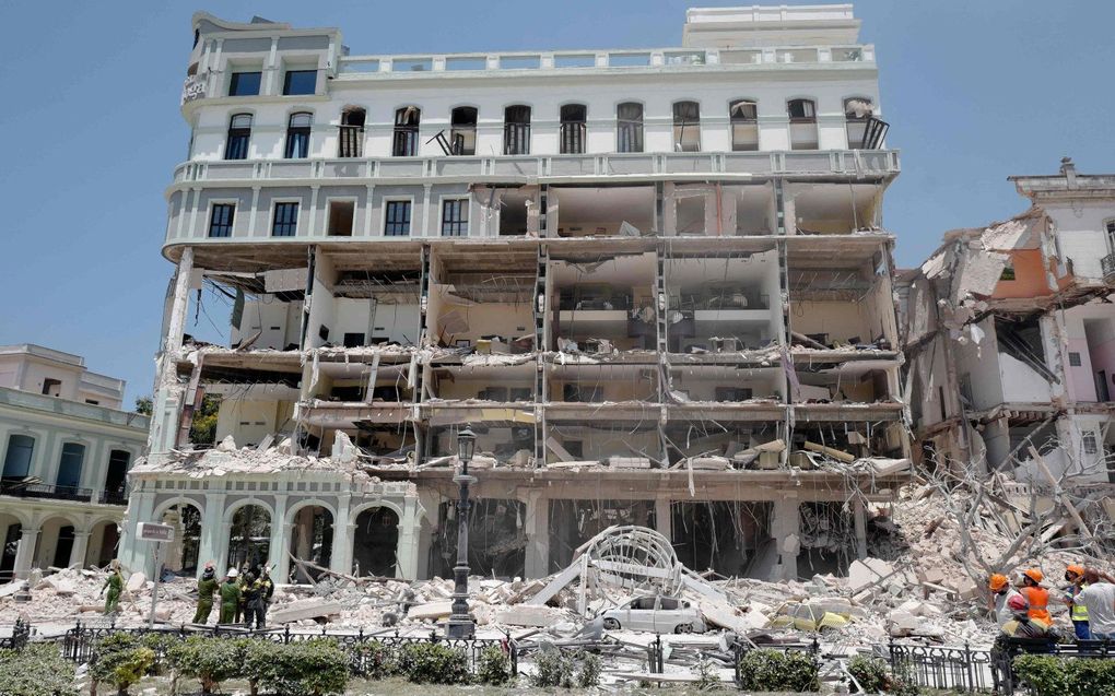 Hotel Saratoga in Havana. beeld AFP, Adalberto Roque