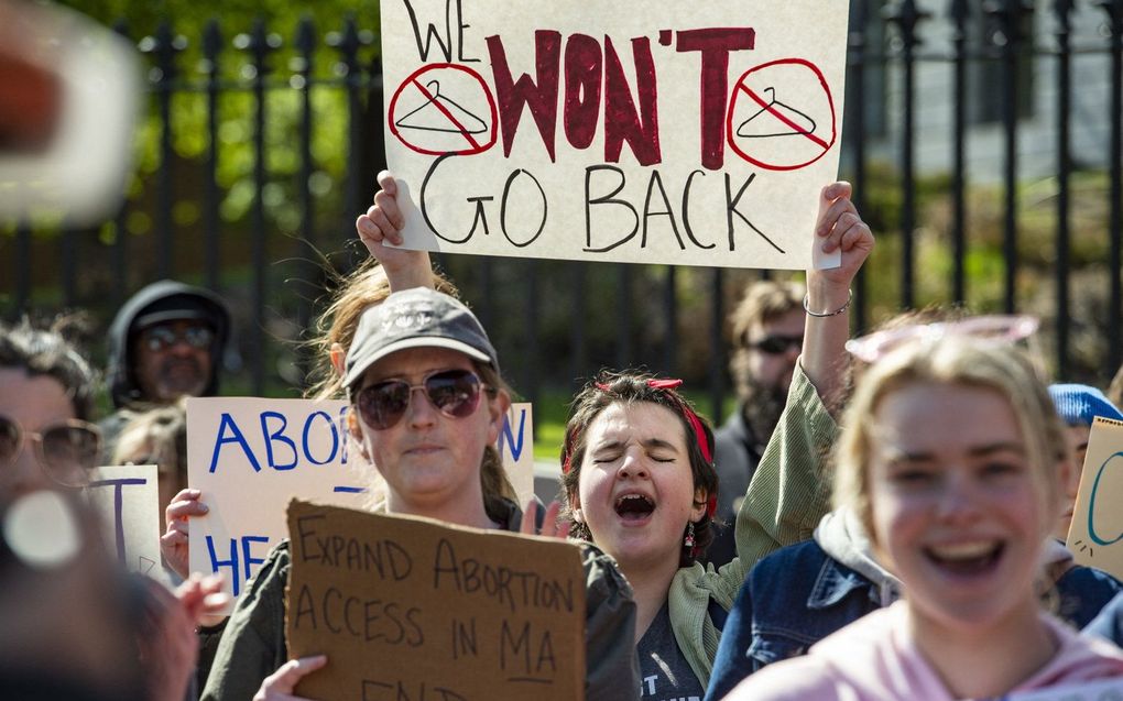 Protest in Boston. beeld AFP, JOSEPH PREZIOSO