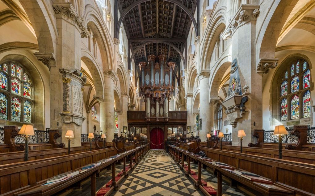 In Christ Church Cathedral in Oxford vond zondag een dienst plaats om de Synode van Oxford (1222) te herdenken. beeld Wikimedia, David Iliff