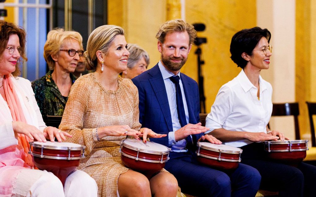 Koningin Máxima en minister Wiersma. beeld ANP, Patrick van Katwijk