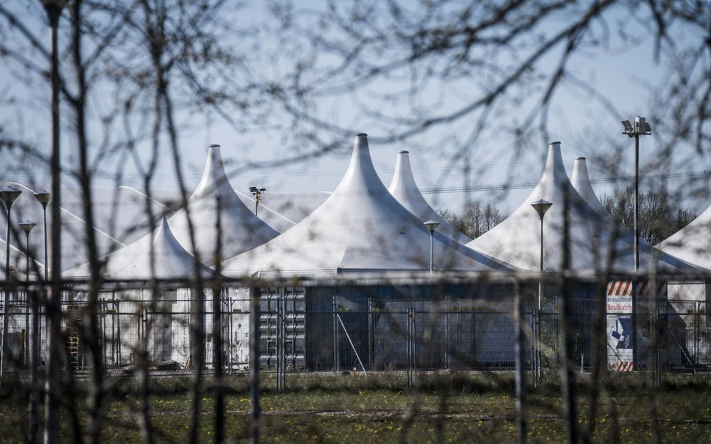 Exterieur van aanmeldcentrum Ter Apel. beeld ANP SIESE VEENSTRA