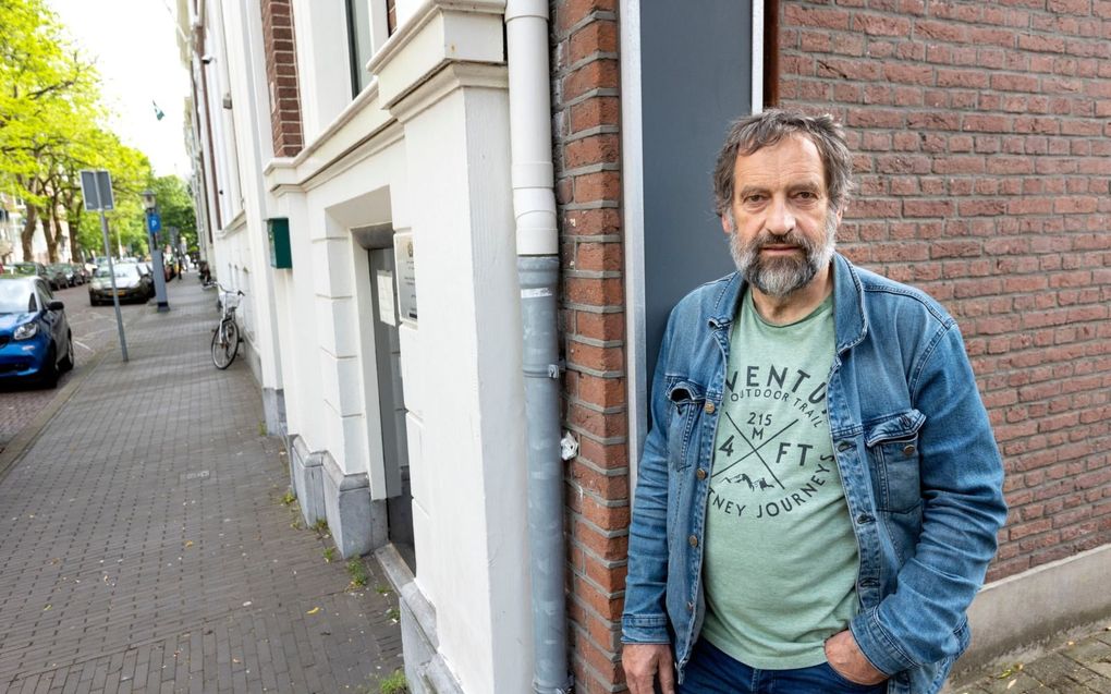 Straatpastor Klaas Koffeman: „Ik heb vaak gesprekken met mensen over het geloof, maar ook over leven en dood, schuld en de religieuze kant daarvan.  beeld RD, Anton Dommerholt