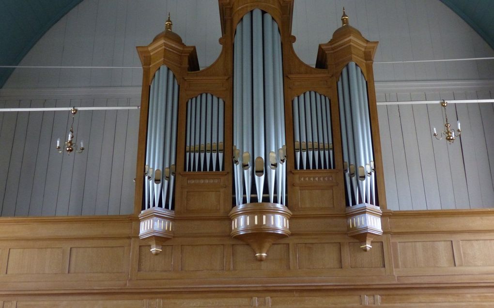 Het orgel in Hagestein. beeld Van den Heuvel Orgelbouw
