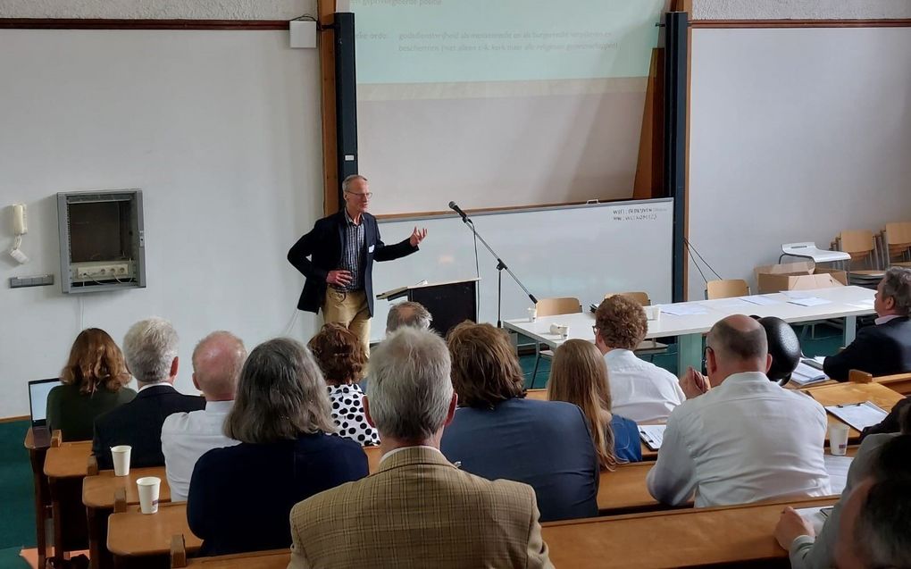 In Utrecht vond vrijdag een symposium plaats over godsdienstvrijheid. beeld Bastiaan van Soest