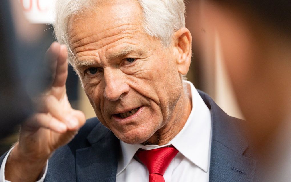 Voormalig adviseur Peter Navarro. beeld EPA, Eric Lee