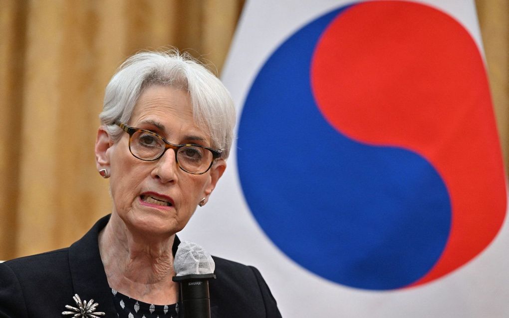 Wendy Sherman. beeld AFP, JUNG YEON-JE