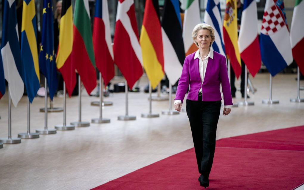 Ursula von der Leyen, voorzitter van de Europese Commissie. beeld ANP, Bart Maat