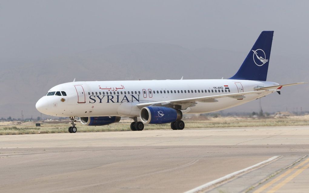 Damascus International Airport. beeld EPA, YOUSSEF BADAWI